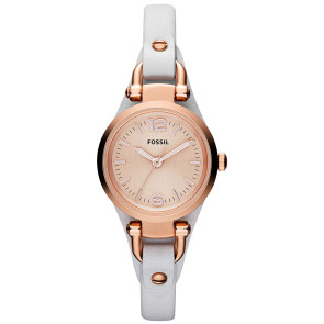 Watch strap Fossil ES3265 Leather White 7mm